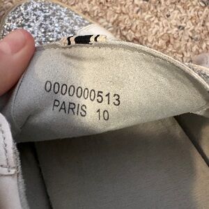 Glittery Silver shoes